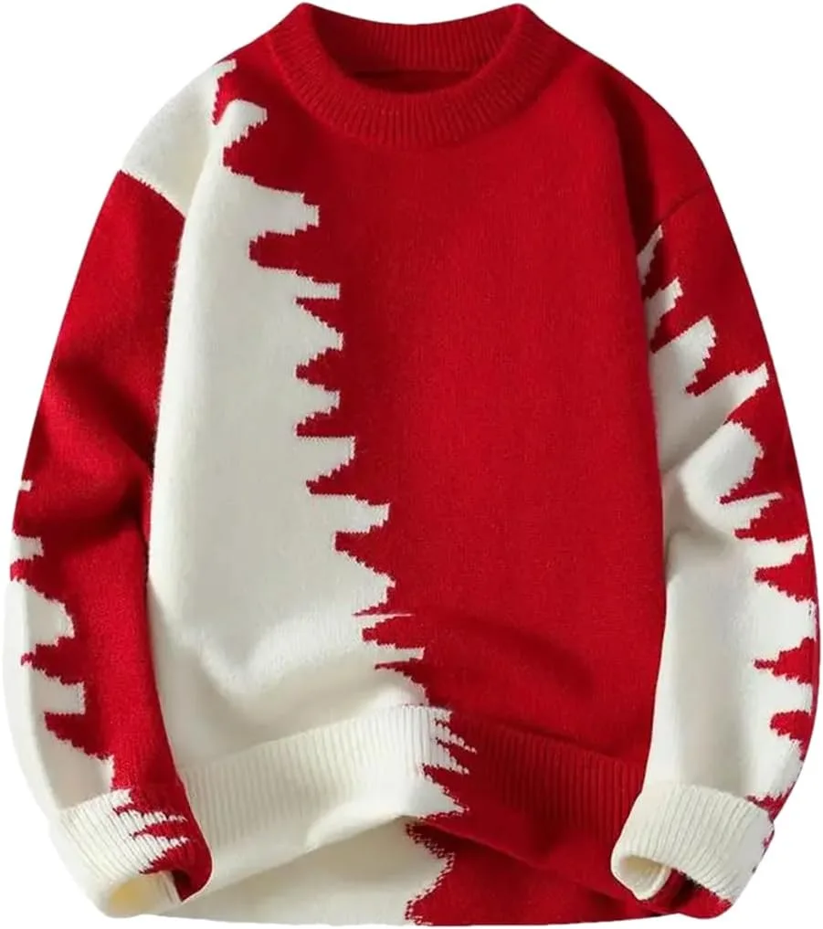 Мужской свитер с круглым вырезом вязаный теплый повседневный
Мужской свитер с круглым вырезом вязаный теплый повседневный