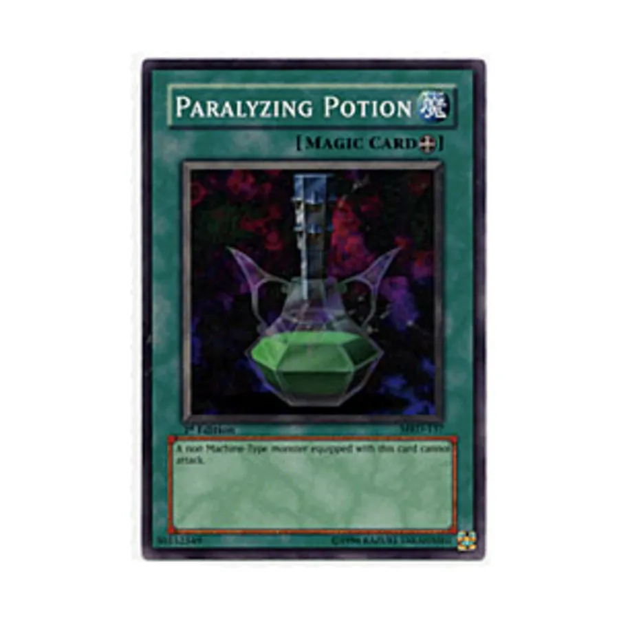 CCG Парализующее зелье (Общее), Yu-Gi-Oh - Metal Raiders - Singles
CCG Парализующее зелье (Общее), Yu-Gi-Oh - Metal Raiders - Singles