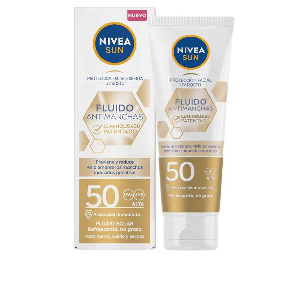 Солнцезащитный крем Sun Antimanchas Fluido Facial Spf50 Nivea, 40 мл
Солнцезащитный крем Sun Antimanchas Fluido Facial Spf50 Nivea, 40 мл