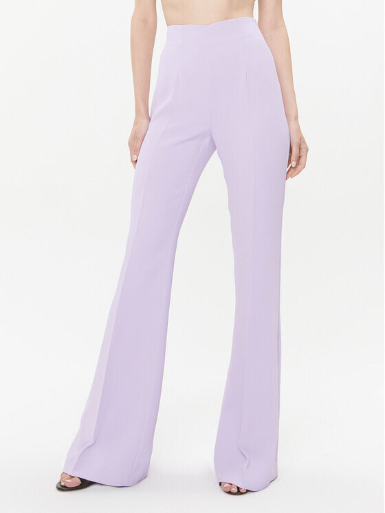 Тканевые брюки стандартного кроя Twinset, фиолетовый 
Тканевые брюки стандартного кроя Twinset, фиолетовый