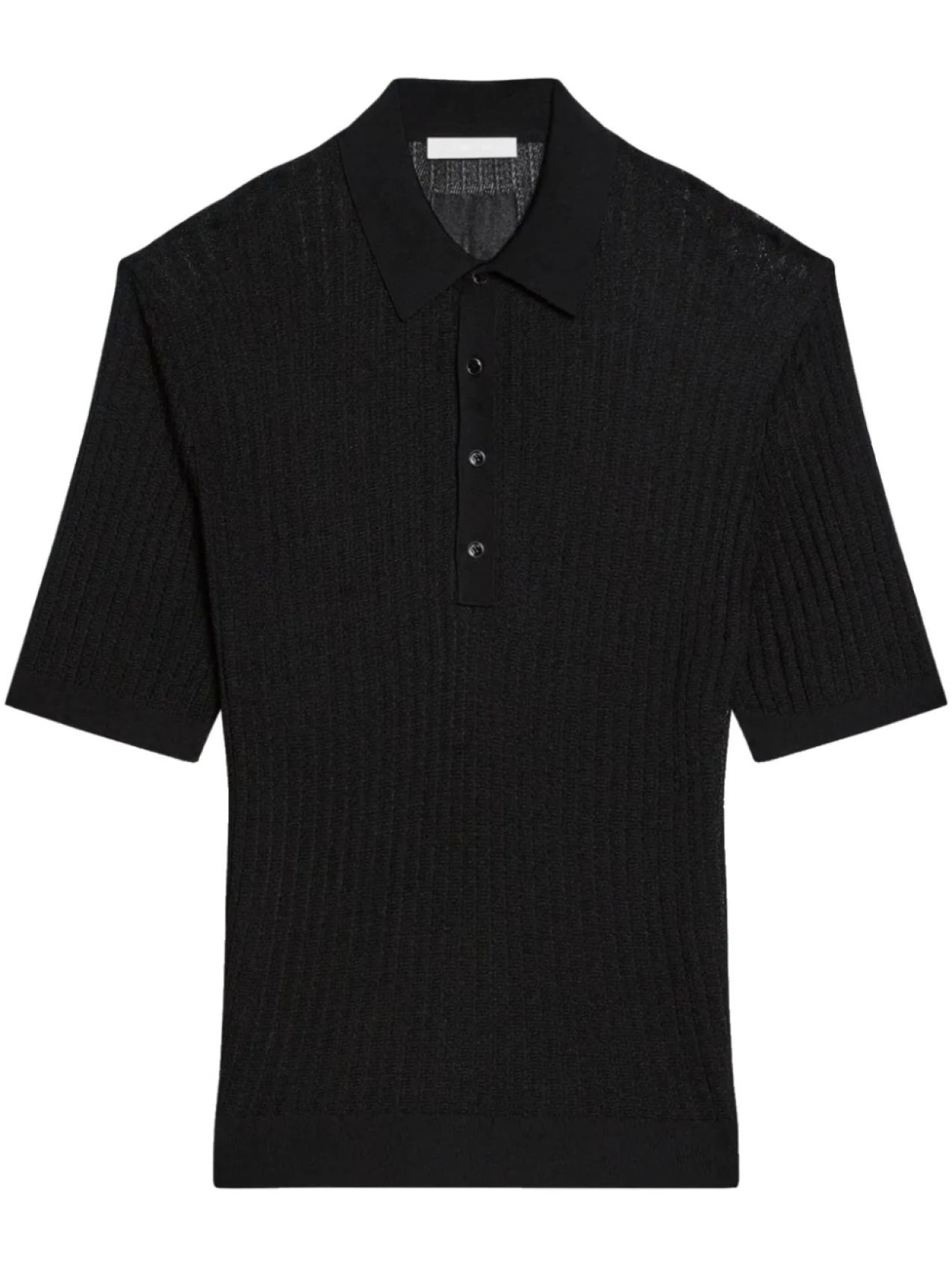 Рубашка-поло Helmut Lang из рубчатой ткани, черный
Рубашка-поло Helmut Lang из рубчатой ткани, черный