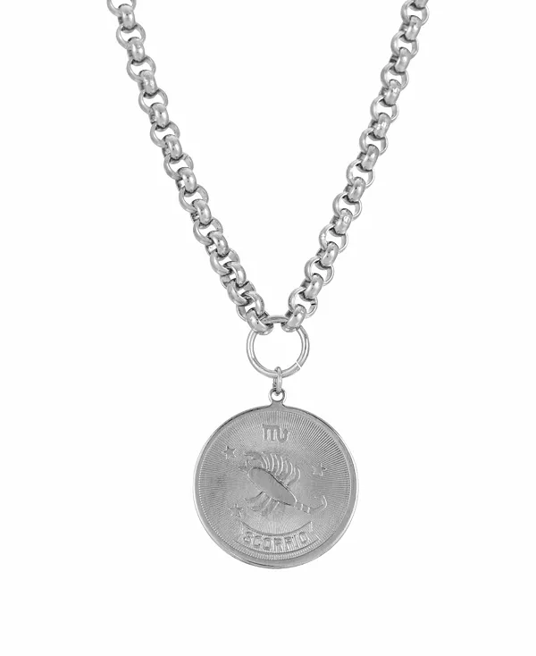 Женское круглое ожерелье с подвеской в виде скорпиона 2028, silver-tone
Женское круглое ожерелье с подвеской в виде скорпиона 2028, silver-tone