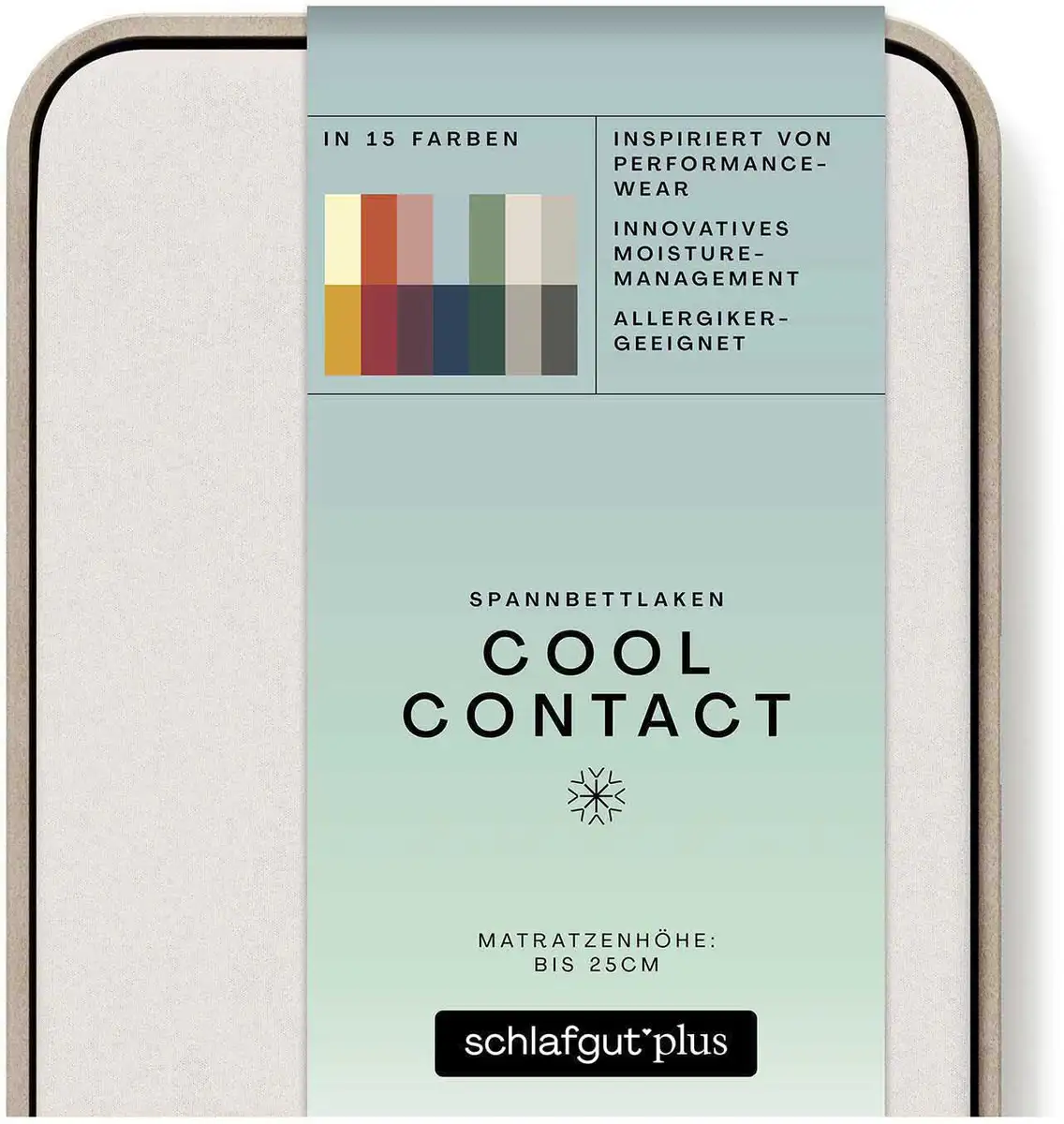 Простыня Schlafgut "Cool Contact", 100% гребённая микрофибра 180-200х200 см, 1 шт., цвет Sand Light
Простыня Schlafgut "Cool Contact", 100% гребённая микрофибра 180-200х200 см, 1 шт., цвет Sand Light