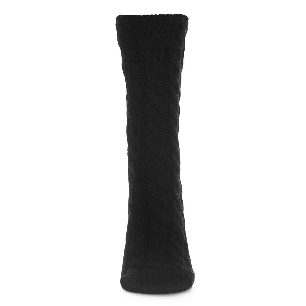 Классические нескользящие носки массивной вязки с поворотом MeMoi, черный
Классические нескользящие носки массивной вязки с поворотом MeMoi, черный