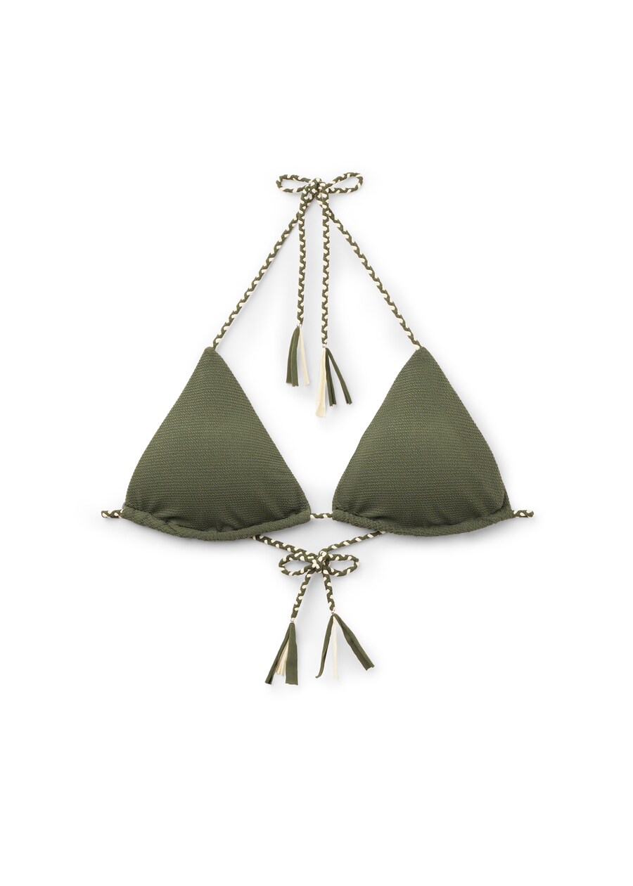 Треугольный бикини-топ CALZEDONIA, хаки
Треугольный бикини-топ CALZEDONIA, хаки