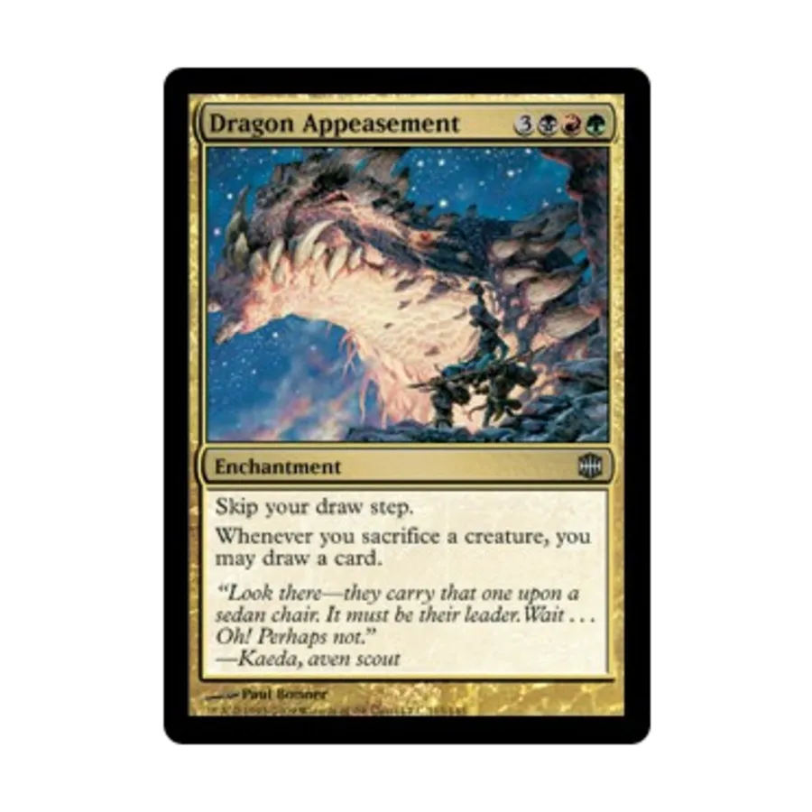 CCG Умиротворение дракона (U) (фольга), MTG - Alara Reborn
CCG Умиротворение дракона (U) (фольга), MTG - Alara Reborn