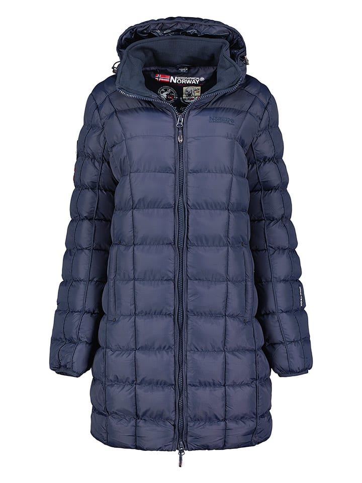Стеганое пальто Geographical Norway Steppmantel Babette, темно-синий
Стеганое пальто Geographical Norway Steppmantel Babette, темно-синий
