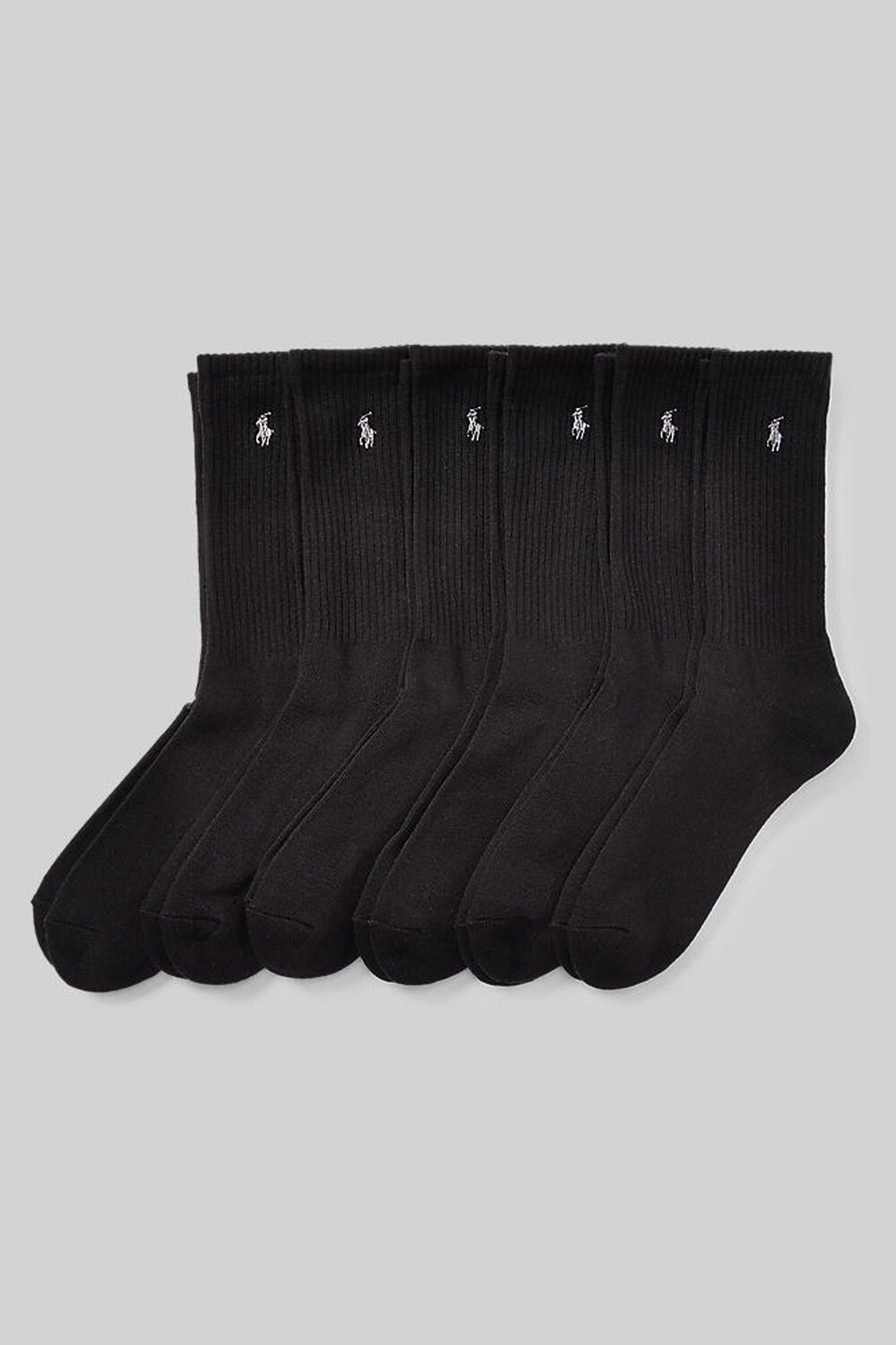 Мужские хлопковые носки 6 пар Polo Ralph Lauren, черный 
Мужские хлопковые носки 6 пар Polo Ralph Lauren, черный