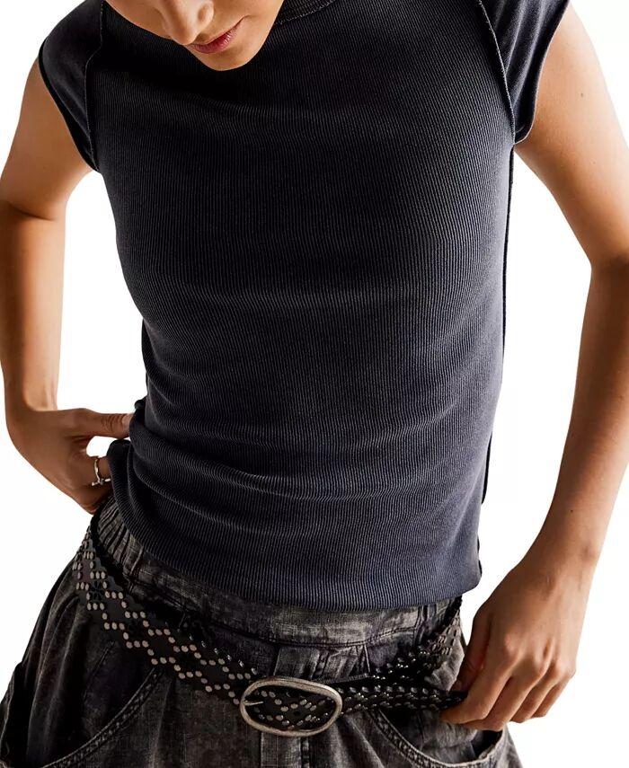 Женская футболка Ever Had с короткими рукавами Free People, черный
Женская футболка Ever Had с короткими рукавами Free People, черный