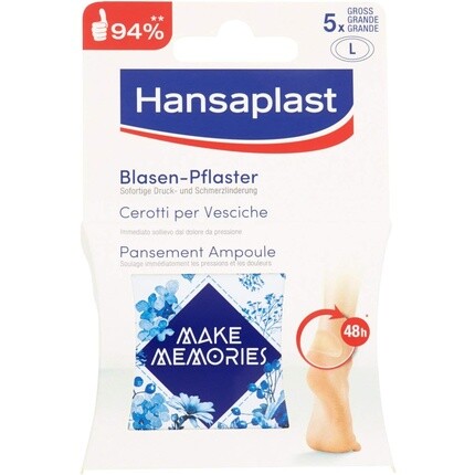 Hansaplast SOS Блистерный пластырь большой
Hansaplast SOS Блистерный пластырь большой