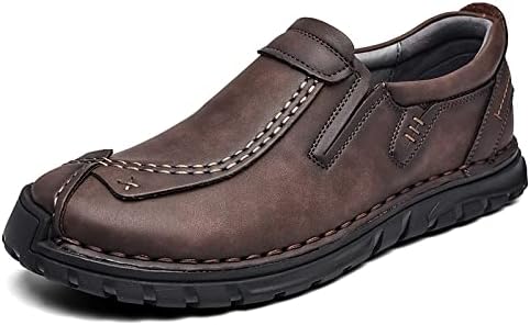 Мужские кожаные слипоны без шнурков, повседневные туфли для ходьбы, походов и активного отдыха, удобные, дышащие, с противоскользящей подошвой Soft Time Toy, темно-коричневый
Мужские кожаные слипоны без шнурков, повседневные туфли для ходьбы, походов и активного отдыха, удобные, дышащие, с противоскользящей подошвой Soft Time Toy, темно-коричневый