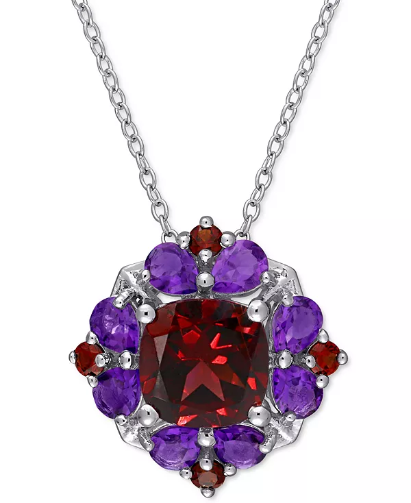 Ожерелье с подвеской длиной 18 дюймов из стерлингового серебра с родолитовым гранатом (3-1/4 карата) и аметистом (1-1/8 карата) Macy'S, garnet
Ожерелье с подвеской длиной 18 дюймов из стерлингового серебра с родолитовым гранатом (3-1/4 карата) и аметистом (1-1/8 карата) Macy'S, garnet