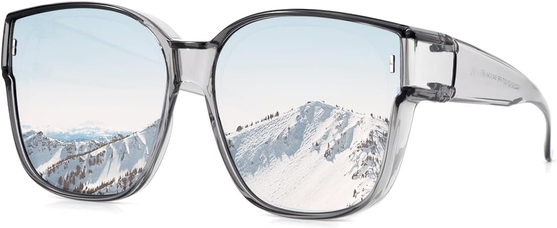 Солнцезащитные очки Meeloog Large Polarized Fit Over Glasses для женщин и мужчин, большие, модные квадратные очки для вождения и езды MST0110, P1 Grey Frame/Silver Mirrored Lens
Солнцезащитные очки Meeloog Large Polarized Fit Over Glasses для женщин и мужчин, большие, модные квадратные очки для вождения и езды MST0110, P1 Grey Frame/Silver Mirrored Lens