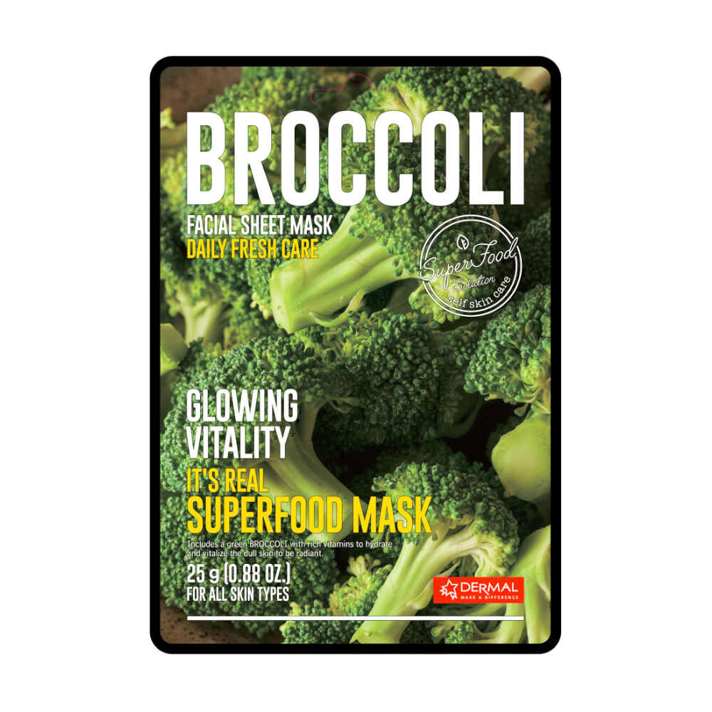 DERMAL It's Real Маска с ЭКСТРАКТОМ БРОККОЛИ, 25 г
DERMAL It's Real Маска с ЭКСТРАКТОМ БРОККОЛИ, 25 г