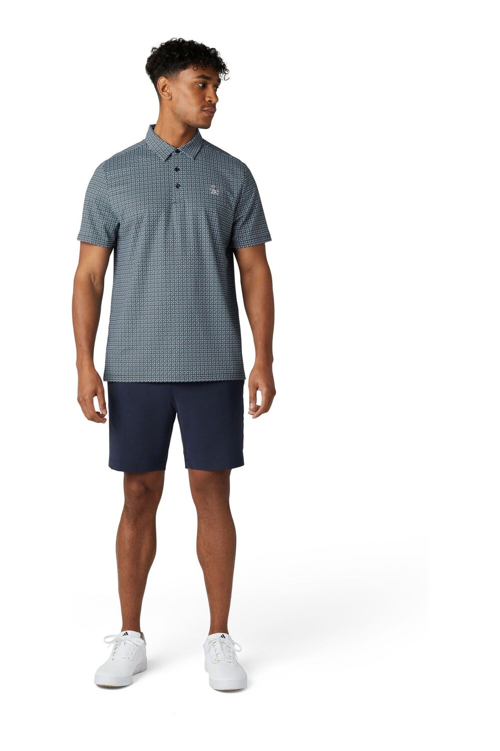 Микрогеометрический принт рубашка поло Original Penguin Golf, синий
Микрогеометрический принт рубашка поло Original Penguin Golf, синий