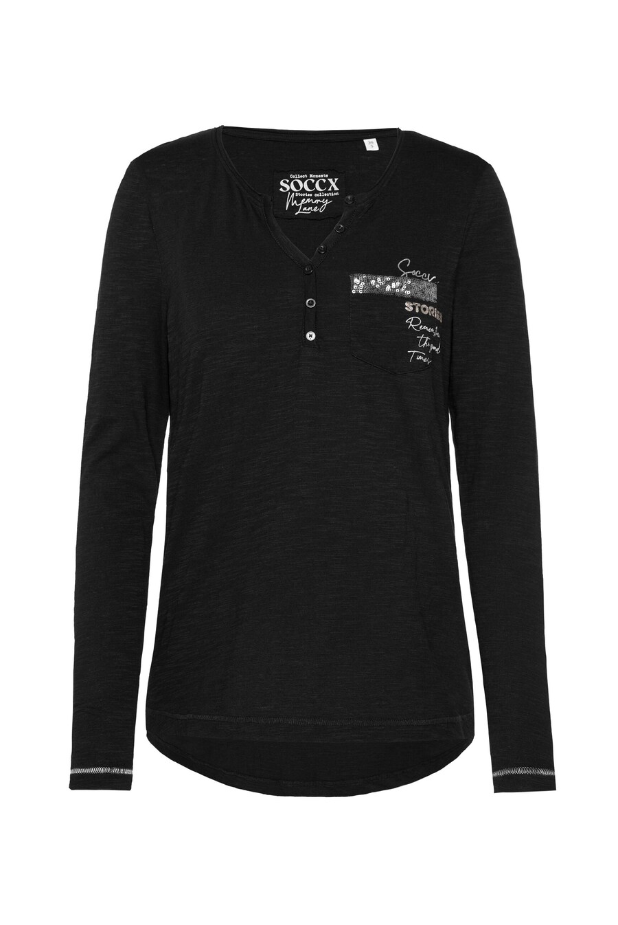 Лонгслив Soccx Shirt Memory Lane, черный
Лонгслив Soccx Shirt Memory Lane, черный