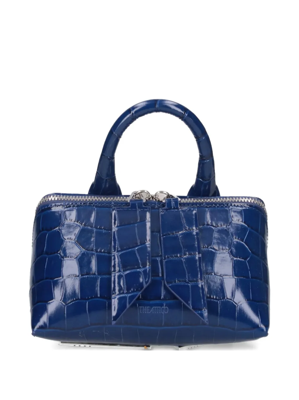 Мини-сумка Friday с тиснением под кожу крокодила The Attico, синий
Мини-сумка Friday с тиснением под кожу крокодила The Attico, синий