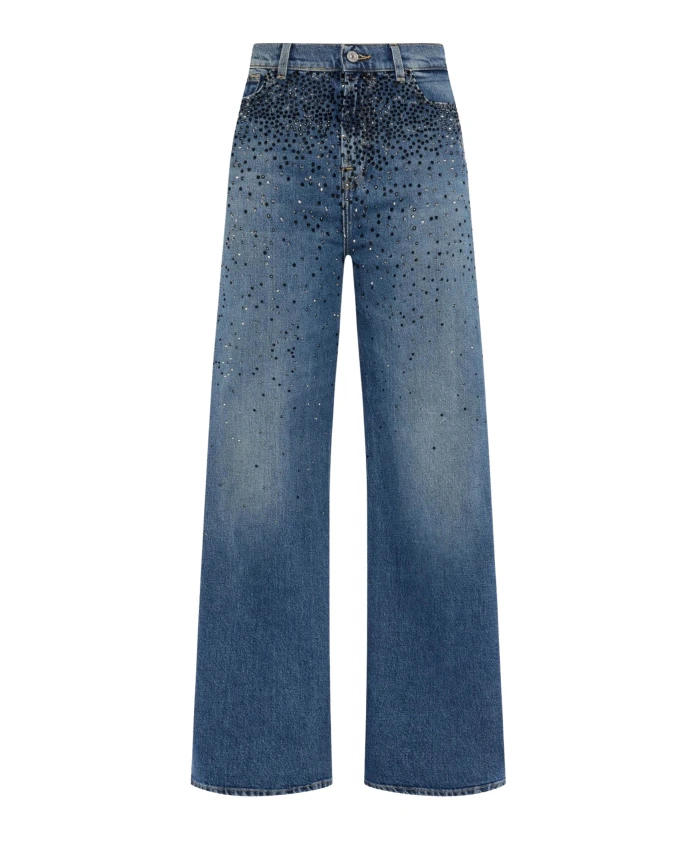 Широкие джинсы 7 For All Mankind, синий
Широкие джинсы 7 For All Mankind, синий