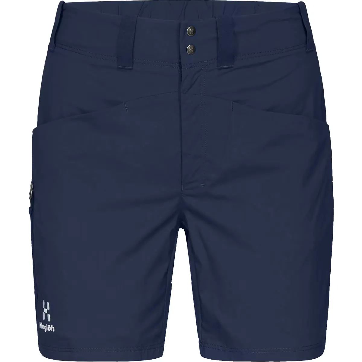 Женские шорты-бермуды Lite Standard Haglöfs, темно-синий 
Женские шорты-бермуды Lite Standard Haglöfs, темно-синий