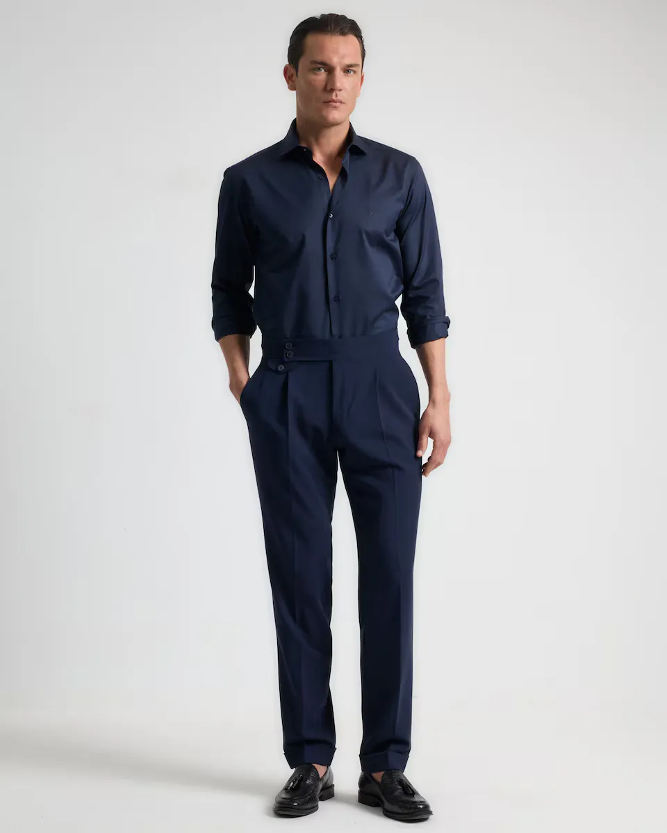 Мужские облегающие брюки темно-синего цвета для высоких мужчин PuroEgo, темно-синий
Мужские облегающие брюки темно-синего цвета для высоких мужчин PuroEgo, темно-синий