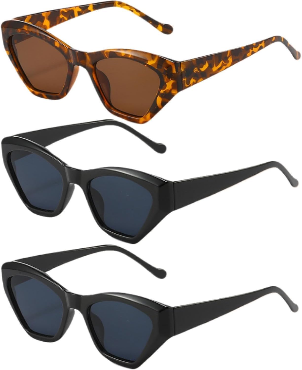 Солнцезащитные очки с защитой от УФ-излучения UV400 | «Кошачий глаз», двухцветные | Для женщин и мужчин, для занятий спортом на открытом воздухе и вождения DSVIGF, 3pcs Z03b
Солнцезащитные очки с защитой от УФ-излучения UV400 | «Кошачий глаз», двухцветные | Для женщин и мужчин, для занятий спортом на открытом воздухе и вождения DSVIGF, 3pcs Z03b