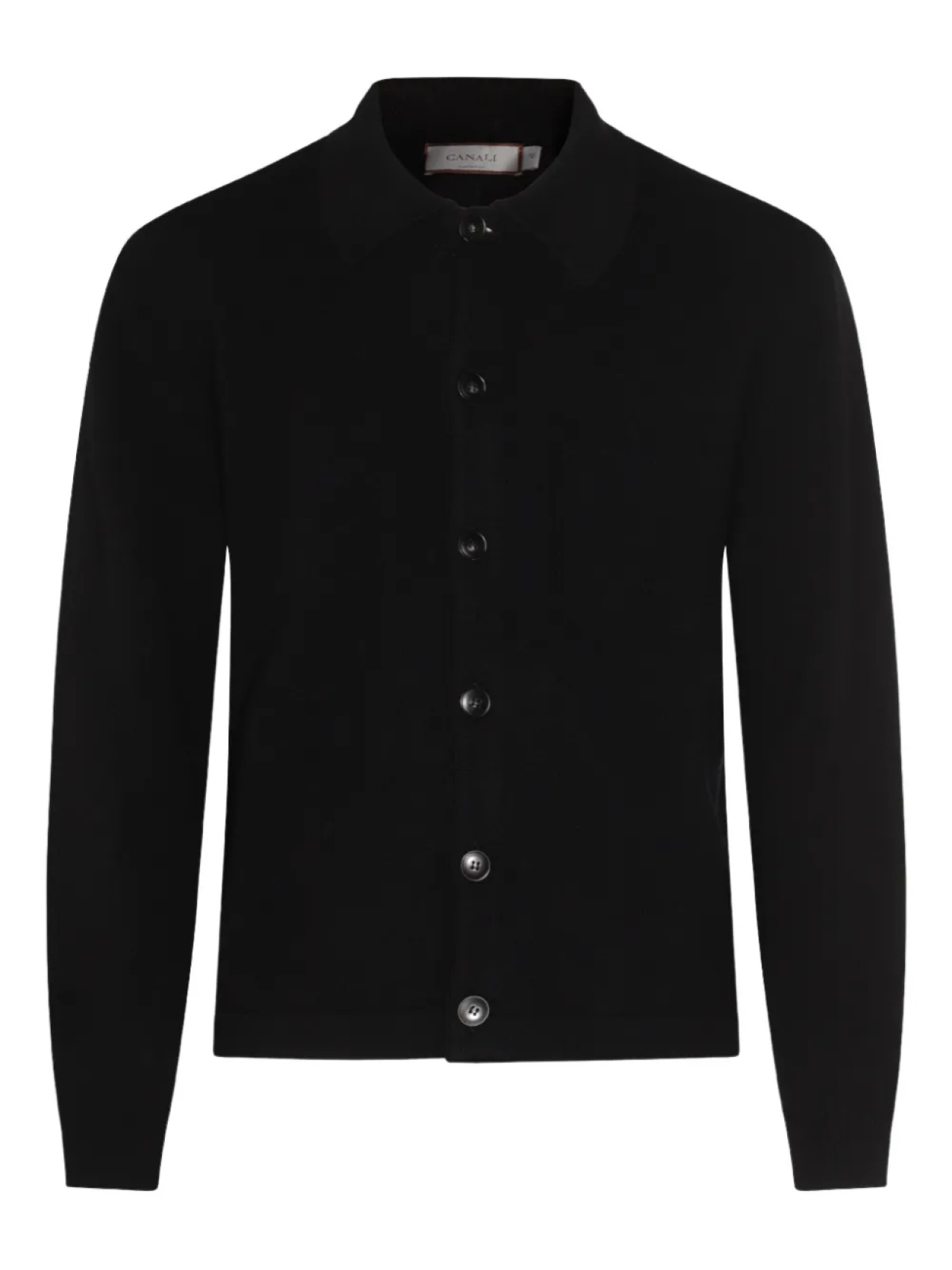Кардиган Canali на пуговицах, черный
Кардиган Canali на пуговицах, черный