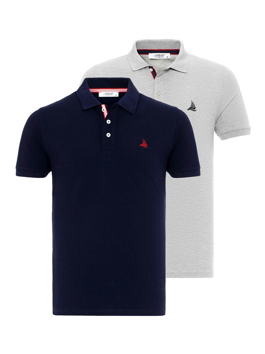 Рубашка поло By Diess Collection Shirt, цвет navy/mottled grey
Рубашка поло By Diess Collection Shirt, цвет navy/mottled grey