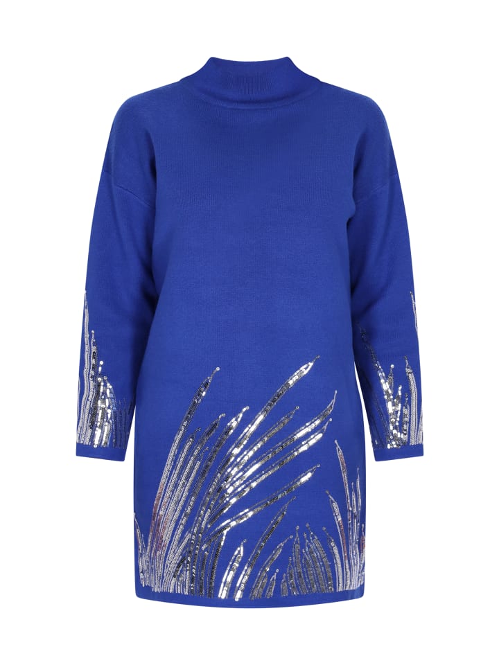 Платье до колена faina Dress, синий 
Платье до колена faina Dress, синий