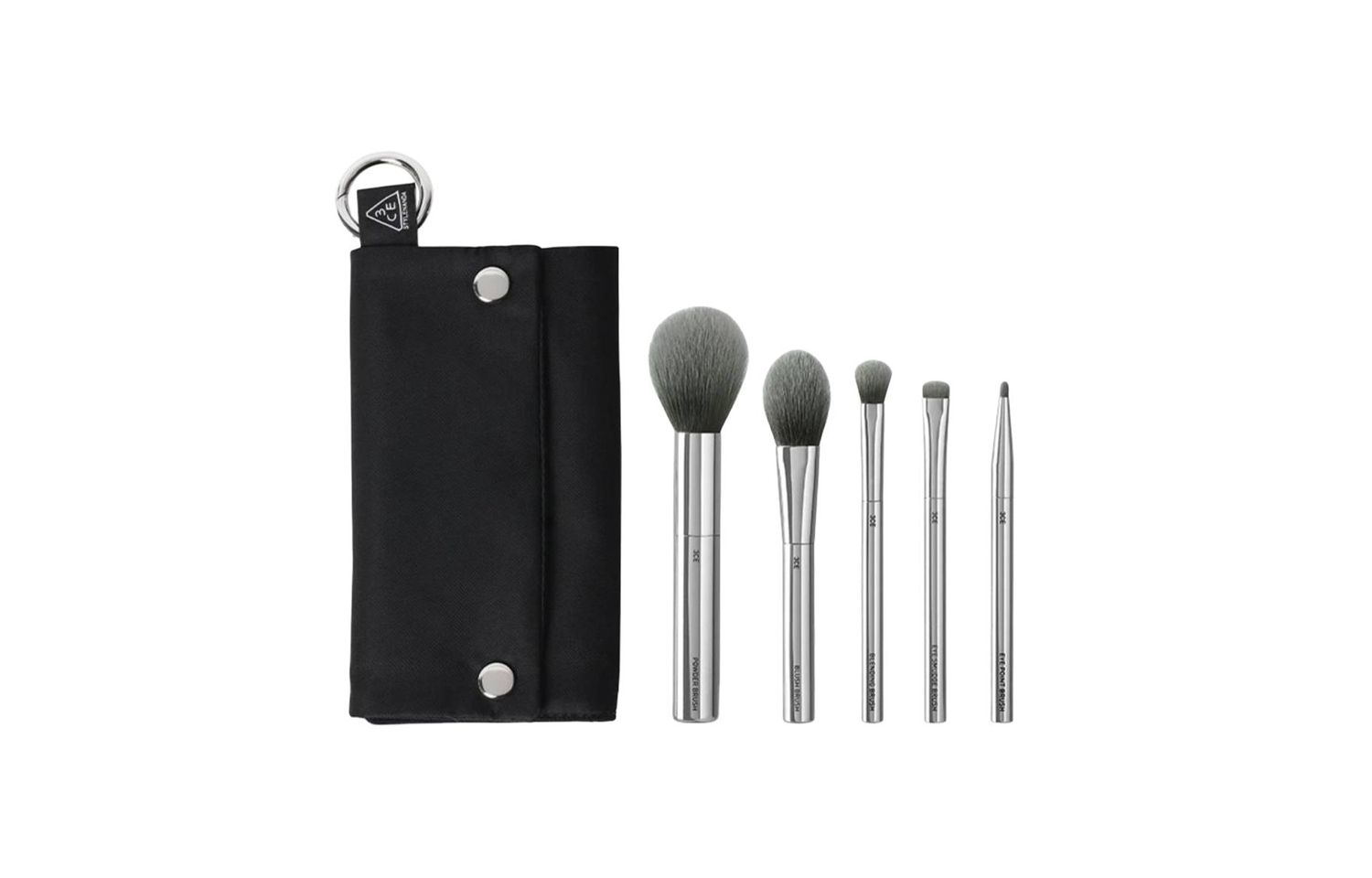 Круглые универсальные кисти для макияжа portable 3CE, Five-Piece Set
Круглые универсальные кисти для макияжа portable 3CE, Five-Piece Set