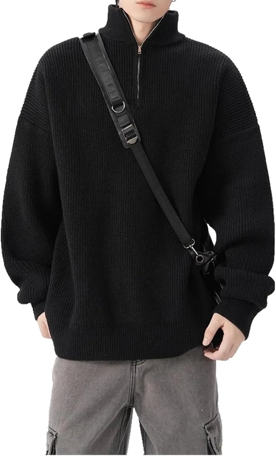 Мужской свитер с длинным рукавом и четверть-молнии YOURNAME
Мужской свитер с длинным рукавом и четверть-молнии YOURNAME