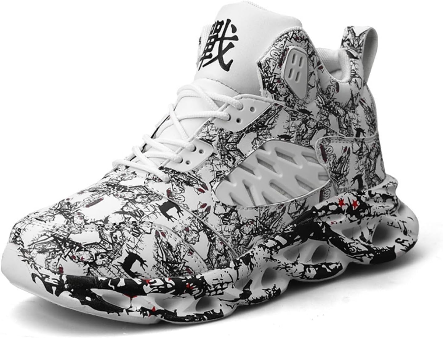 Мужские модные спортивные баскетбольные кроссовки с противоскользящей амортизацией, легкие повседневные фитнес-кроссовки для бега Solastride, белый
Мужские модные спортивные баскетбольные кроссовки с противоскользящей амортизацией, легкие повседневные фитнес-кроссовки для бега Solastride, белый