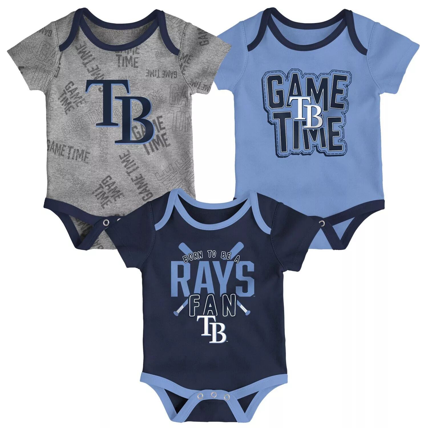 Комплект боди из трех частей Tampa Bay Rays для новорожденных и младенцев темно-синего/голубого/серого цвета Game Time Outerstuff, Синий, Комплект боди из трех частей Tampa Bay Rays для новорожденных и младенцев темно-синего/голубого/серого цвета Game Tim
Комплект боди из трех частей Tampa Bay Rays для новорожденных и младенцев темно-синего/голубого/серого цвета Game Time Outerstuff, Синий, Комплект боди из трех частей Tampa Bay Rays для новорожденных и младенцев темно-синего/голубого/серого цвета Game Tim