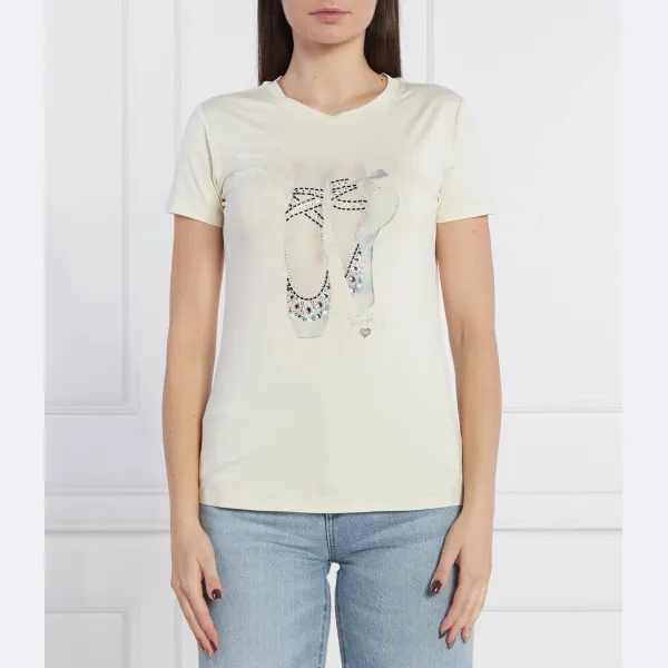 Футболка стандартного кроя Twinset U&B, бежевый
Футболка стандартного кроя Twinset U&B, бежевый