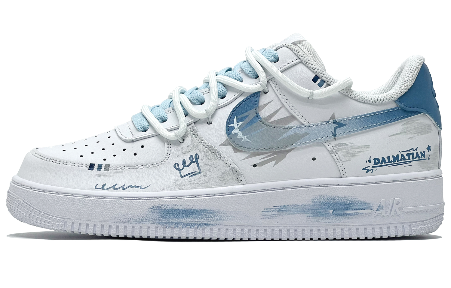 Nike Кроссовки для скейтбординга Air Force 1 Abrasion Resistant Low Top мужские бело-голубые
Nike Кроссовки для скейтбординга Air Force 1 Abrasion Resistant Low Top мужские бело-голубые