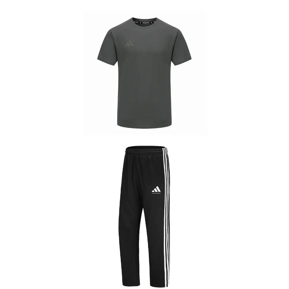 Adidas Тхэквондо Casual Спортивный костюм Unisex Серый+Black
Adidas Тхэквондо Casual Спортивный костюм Unisex Серый+Black