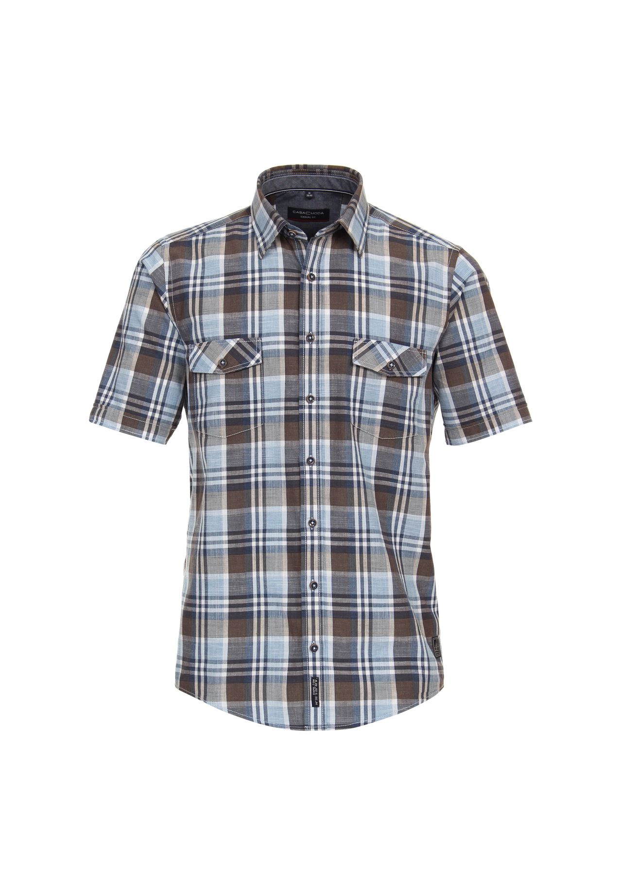 Мужская повседневная рубашка в клетку с короткими рукавами, повседневного кроя CASAMODA, цвет Mittelblau
Мужская повседневная рубашка в клетку с короткими рукавами, повседневного кроя CASAMODA, цвет Mittelblau
