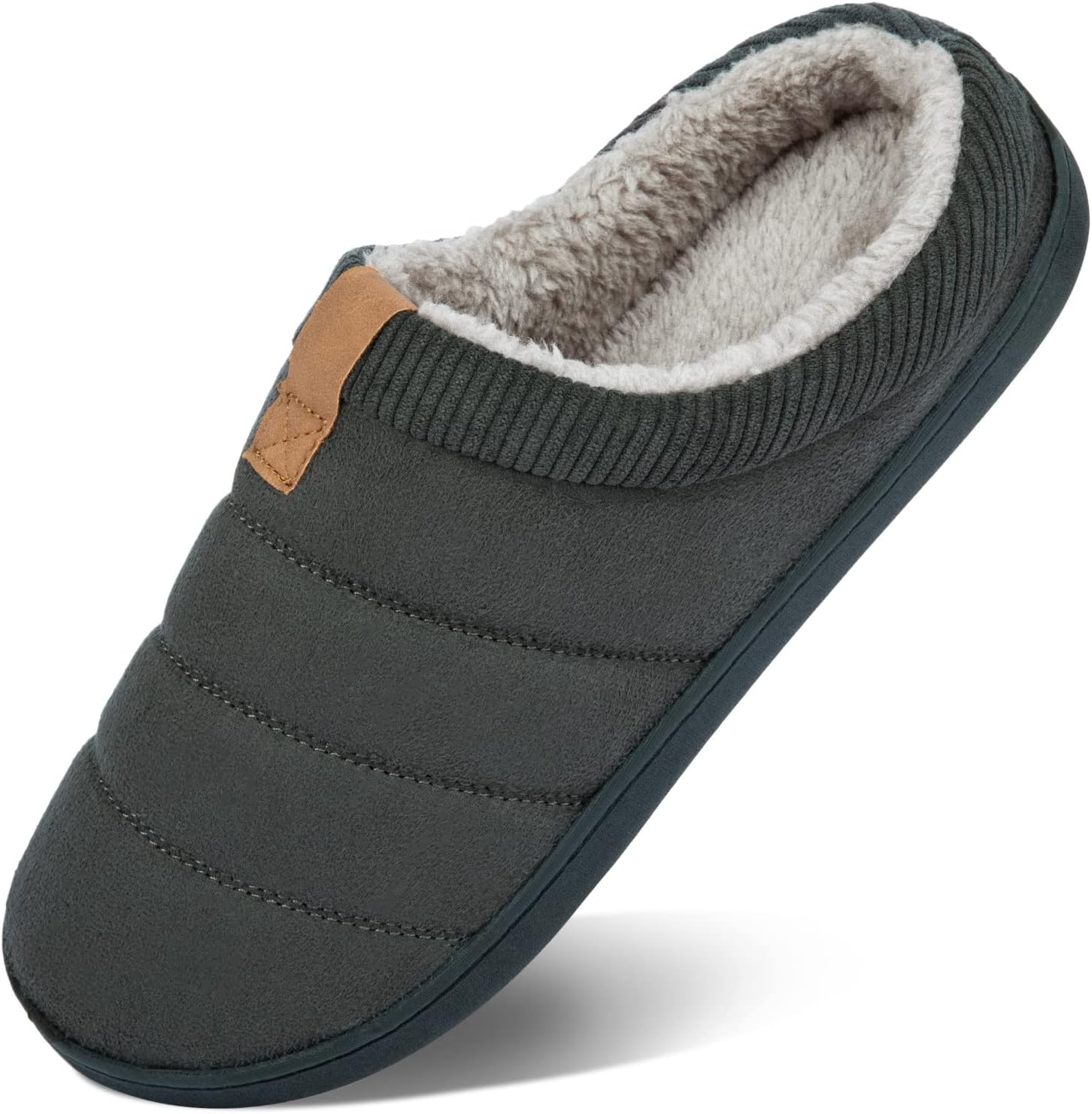 Домашние тапочки для мужчин с ультрамягкой стелькой и утепленной подкладкой, для ношения в спальне Yesmola, темно-серый
Домашние тапочки для мужчин с ультрамягкой стелькой и утепленной подкладкой, для ношения в спальне Yesmola, темно-серый