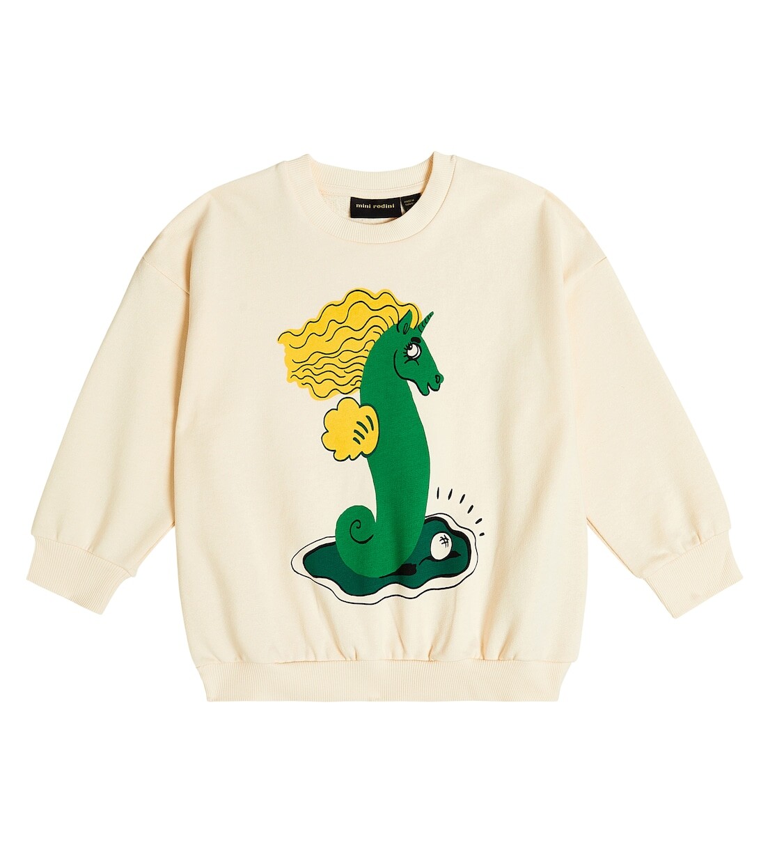 Толстовка из хлопка с принтом Mini Rodini, белый
Толстовка из хлопка с принтом Mini Rodini, белый