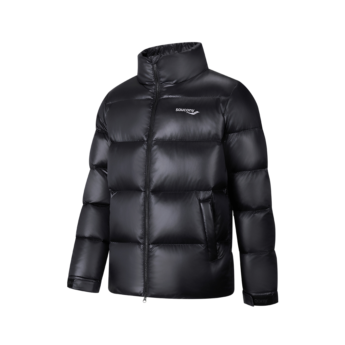Пуховик мужской ярко-черный Saucony
Пуховик мужской ярко-черный Saucony