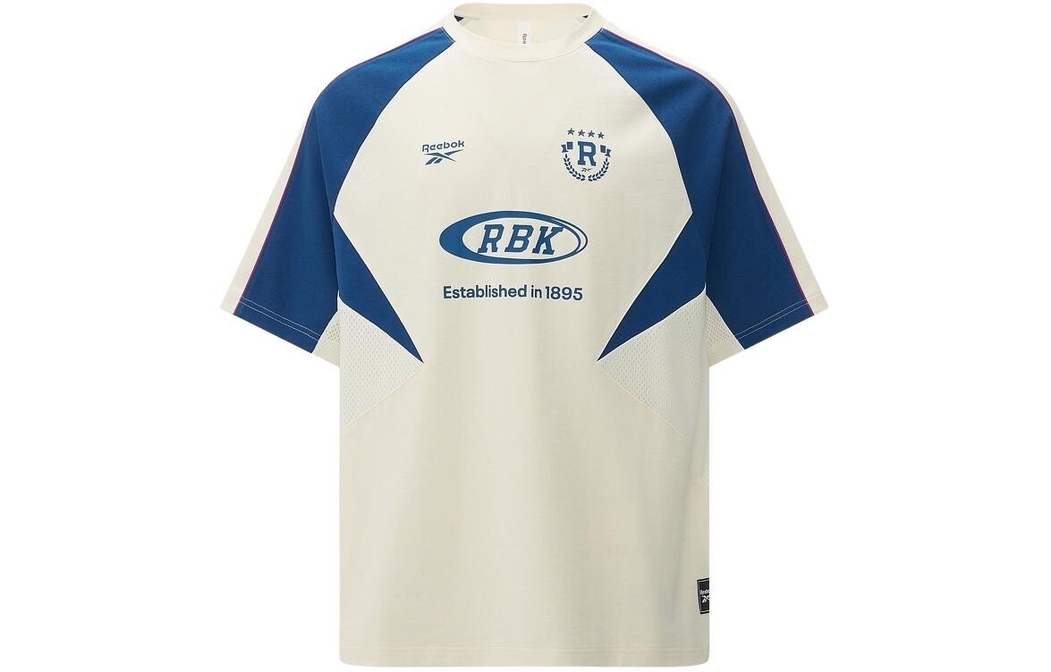 Футболка унисекс бежево-синяя Reebok, бежевый/синий
Футболка унисекс бежево-синяя Reebok, бежевый/синий