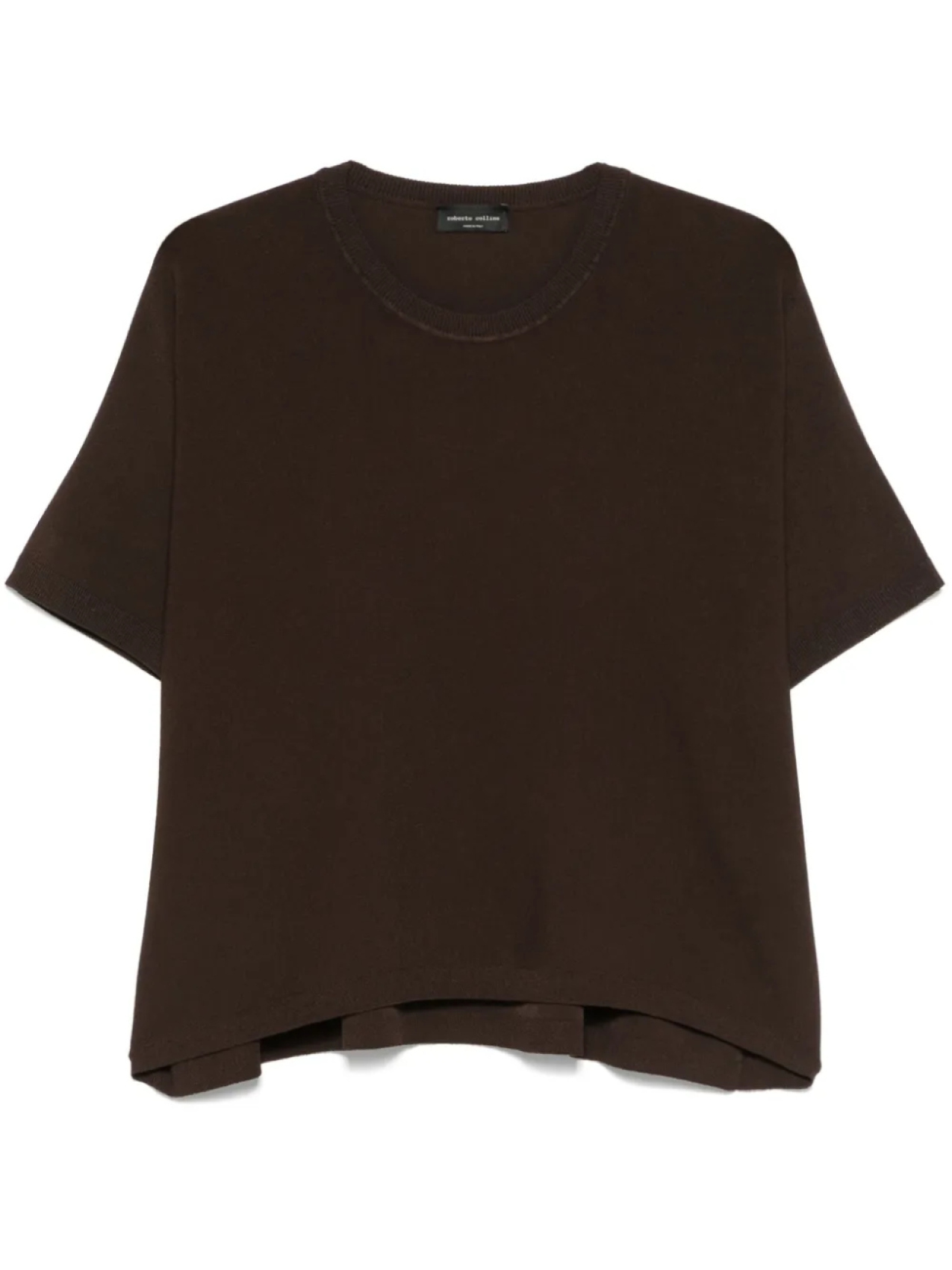 Вязаная футболка Roberto Collina, коричневый
Вязаная футболка Roberto Collina, коричневый