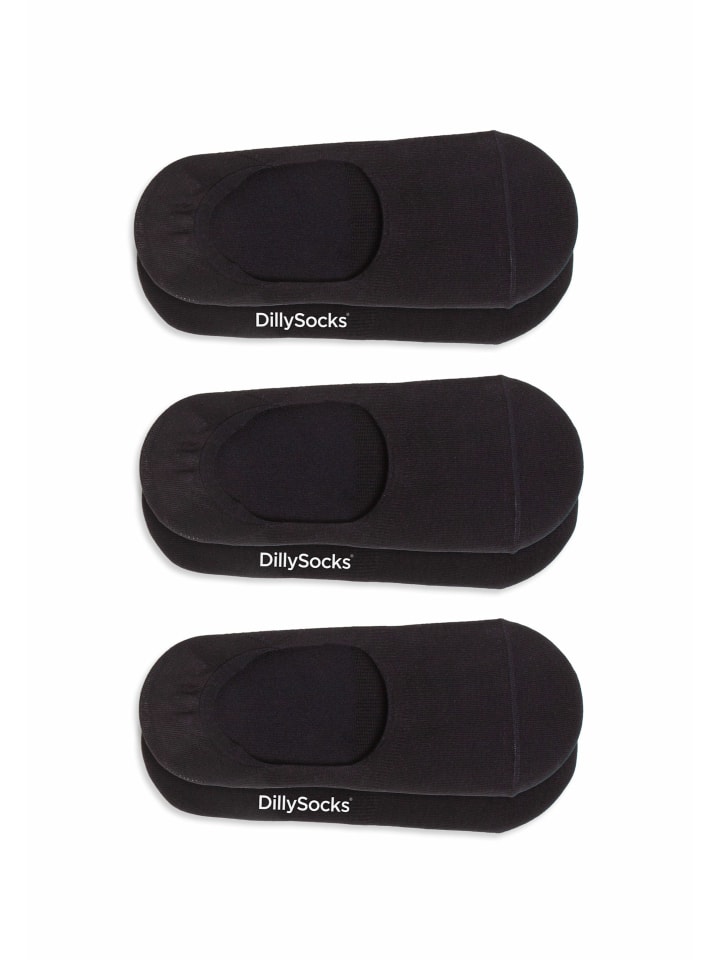 DillySocks Набор из 3 пар носков One Color Invisibles, цвет ночной черный
DillySocks Набор из 3 пар носков One Color Invisibles, цвет ночной черный