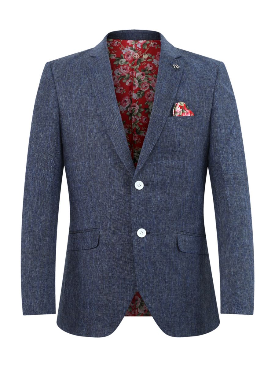 Спортивное пальто Slim Fit Crosshatch Elie Balleh, темно-синий 
Спортивное пальто Slim Fit Crosshatch Elie Balleh, темно-синий