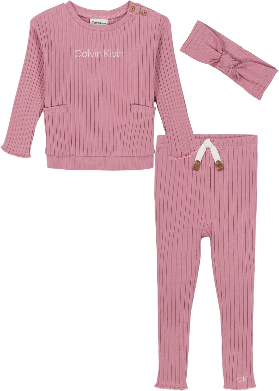 Комплект из 2-х модных леггинсов Calvin Klein для девочек с повязкой на голову, Foxglove
Комплект из 2-х модных леггинсов Calvin Klein для девочек с повязкой на голову, Foxglove