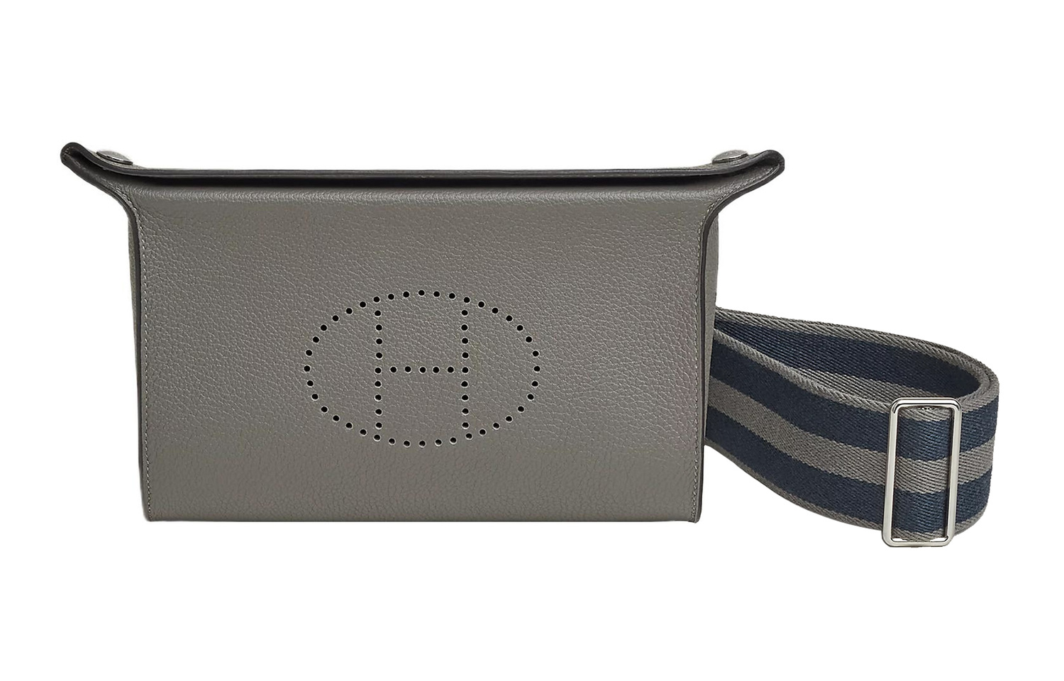 HERMES Видепочес из кожи коровы с канвасом поясная сумка через плечо кроссбоди мужская дождево-серая
HERMES Видепочес из кожи коровы с канвасом поясная сумка через плечо кроссбоди мужская дождево-серая