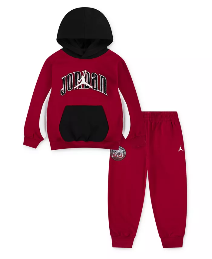Детский комплект из 2 предметов: толстовка с капюшоном и брюки Gametime из флиса для мальчиков Jordan, красный
Детский комплект из 2 предметов: толстовка с капюшоном и брюки Gametime из флиса для мальчиков Jordan, красный