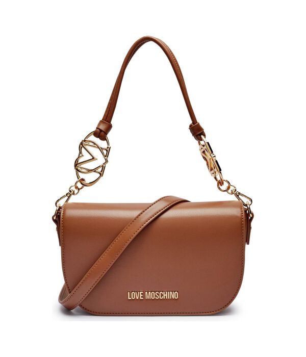 Сумка женская Love Moschino через плечо с декоративным ремнем, коричневый
Сумка женская Love Moschino через плечо с декоративным ремнем, коричневый