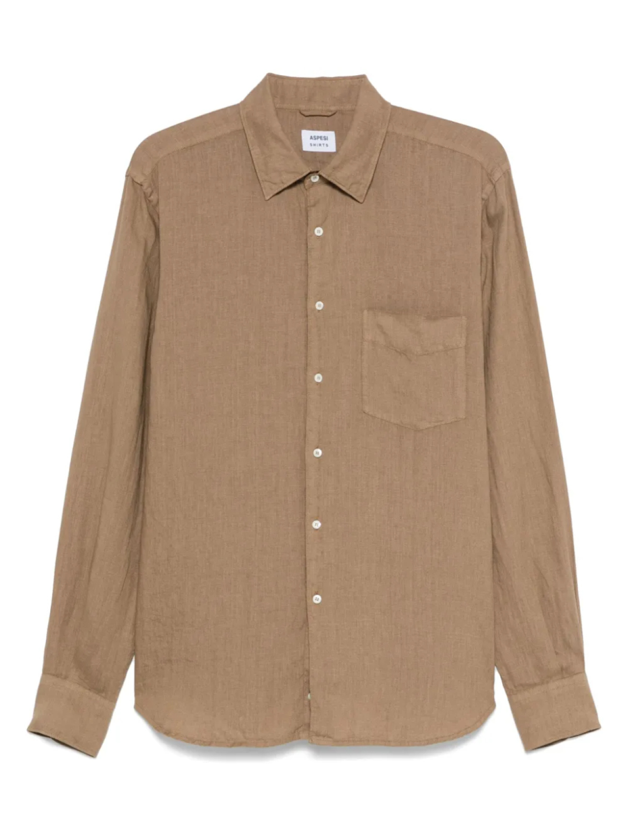 ASPESI льняная рубашка, коричневый
ASPESI льняная рубашка, коричневый