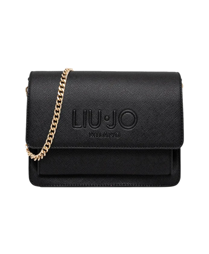 Черная сумка через плечо со съемной цепочкой Liu Jo, черный
Черная сумка через плечо со съемной цепочкой Liu Jo, черный