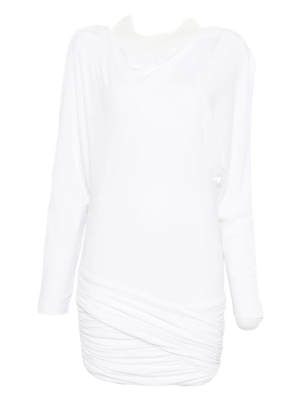 Платье Luna с драпировкой и воротником-хомут Christopher Esber, белый
Платье Luna с драпировкой и воротником-хомут Christopher Esber, белый